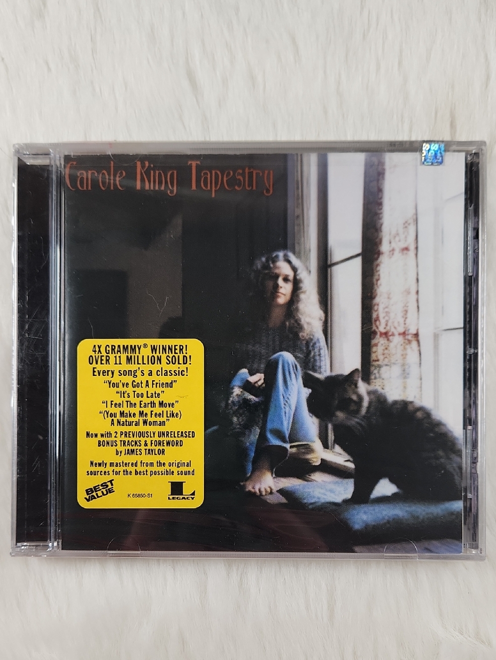 Carole King TAPESTRY CD Factory Sealed, Remastered + 2 Unreleased Bonus Tracks!
